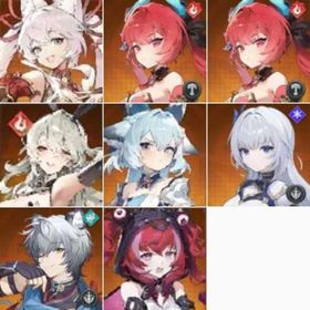 Global|lv2|Mina+Flare+Flare+Vivian+Narae+Ophelia+Sangun+Brisshell|Only completed the tutorial|Fast delivey