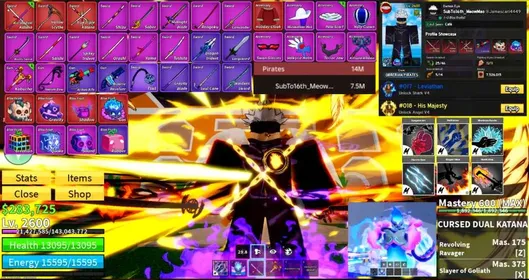 🐲Blox Fruit | 7.5M Pirate Bounty + 4 Mythical Fruit + Sanguine Art + Angel V4 + CDK+HS+TTK+ Holiday Cloak | Visit my shop for more epic deals!