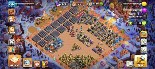 TOWN HALL 18 MAX⚡10 EOIC EQUIPMENT MAX⚡DEFENCE MAX⚡WALL MAXED⚡35+ HERO SKINS⚡BEST DEAL