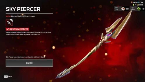 Universal Heirloom Sky Piercer | Reactive Skins | 4k 20 Bombs | Bounty Breaker Skin | P2W R99 | EA, Steam, PSN, Xbox | OGE #475