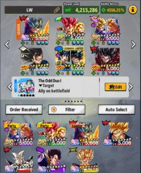 ✅N844✅[Instant Delivery] Android 33k cc- META TEAM ( 5UL + 2LR + 25LF ) - New Legend Super Saiyan Trunks (teen) and Gohan 14s+ UL NEW Super Saiyan God SS Vegito 5s + Legend Super Saiyan God Shallet 14s - Zenkai - EQ - New LR - New Legend - New UL - New ULTRA - ANNI - ANNI 8 - ANNI8 - ANNIVERSARY - META PVP