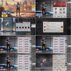 M416 Glacier Max(LootCreat)Akm,M24,M762 (KillMsg)Scral Phoenix Lvl 3"MF 92"Lvl 73"Mythic Helemt/Bag"3 Uza/Pool"Middleeast Platinum