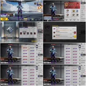 M416 Glacier Max(LootCreat)M24 Lvl 4(KillMsg)Ump,S18,SlR (KillMsg)Collection 63"Conqueror"MF 120"Lvl 80"Goku Uza"Golden Daica"Middleeast Ace Dominator