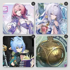 Asia|Female lv 8-12| Remielle Dan + Velina + Lucia + Lucia Weapon + Random 4-star character|Fast delivery