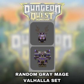 DUNGQEON QUEST REBORN | RANDOM MAGE GRAY VALHALLA SET DQR