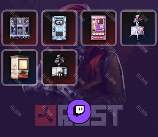 🌌 Twitch Drops ❤️ Rust Charity '26 Furnace 💎 Rust [Total 6 Items]