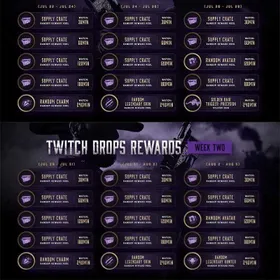 Hunt: Showdown Twitch Drops✅️ 30 ITEMS 🟢 LEGENDARY HUNTER + 29 REWARDS 🟢 🔴 JUL - AUG 2026 🔴
