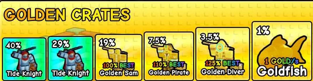 x1 Golden Crates - Roll a Fisherman