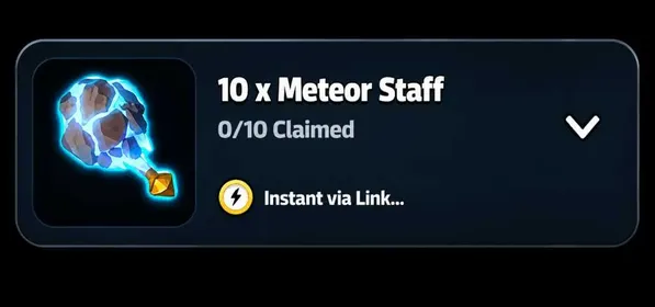 Meteor Staff √ Equipment √ Via link