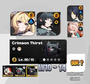 (ASIA) Claret Sign + Jane + Zhao |LV14| female MC| Claret Flint Signature Weapon ( Crimson Thirst)| Starter IK 10-14 |