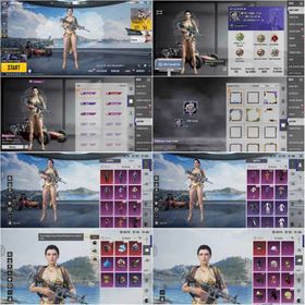 M416 Glacier Lvl 1"SLR,S18 (KillMsg)Lvl 60"1 Mythic Set"Mythic Helemt/Bag"Rename Card"NorthAmerica Ace Master