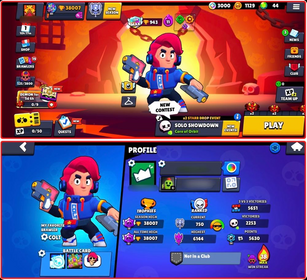 👑 THE LEGENDARY CHALLENGER COLT 👑 RAREST SKIN 🏆 42K+ TROPHY 🔥 30 MAX BRAWLERS ✨ 98 BRAWLERS ✨ 200+ PREMIUM SKINS ✨ KING LOU ✨ TRIXIE COLLETE ✨ 100% SAFE ✨
