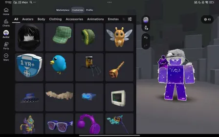 ROBLOX5311  // OLD ACCOUNT 2023 800 ROBUXES WAS SPENT OLD ITEMS ARE AVAILABLE FULL