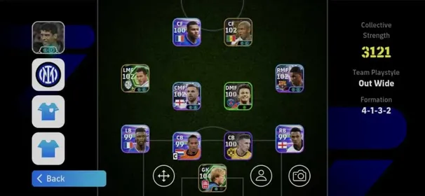 eF39|100 PLAYER|3 STRIPS|3121 STRENGTH|4 MANAGER|4 EPIC|4 SHOWTIME|24 HIGHLIGHT|15 TRENDING|60 COIN|722 K|EL-HADJI DIOUF 96|E.HAZARD 96|SHINJI OKAZAKI 95|
