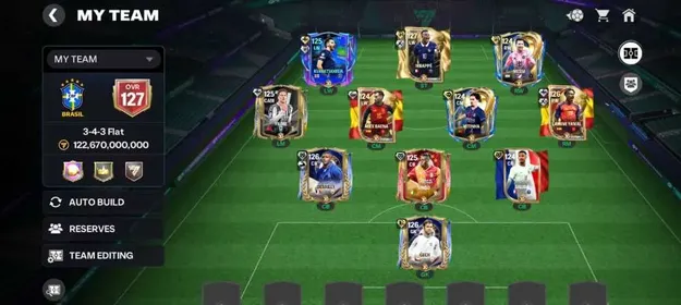 Gg 634__127 OVR Team | 5 Bn Coins  | 127 OVR Mbappe | 126 OVR Players ( Yamal)  | 125 OVR Players ||  4 X124 OVR Players || Team Value : 122 Bn
