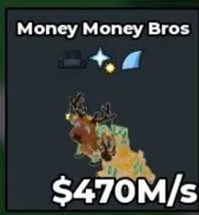 [INSTANT DELIVERY] Money Money Bros (+3 Traits) 470M/s l Steal A brainrot