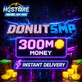 300M Money DonutSMP ❤️ HQStore