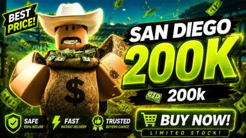 SAN DIEGO RP | 200K Money , Fast Delivery , Safe ✅Fast delivery💸