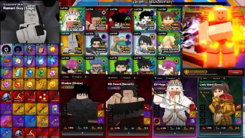 ⭐ Anime Expeditions Account | No Email | ⭐4 Unit Unboud Shadow , 8th sword , Lady Giant , Elf Mage | 🔴 2 secret | 🟢 9 Mythic | 🔓Clean • Accoun | No dupet