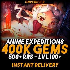Anime expeditions | Account 💎 400k+ Gems - Lvl 150+ | 🟣 200-1000 RRs | Roblox | Instant delivery