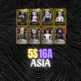 LV 9 ASIA | HERZTIER "Fianna" + GARDENER "Wilis" with A acc + BLOODY QUEEN "Night Tades" + "Lady Bella" | CODE TO IOS AVAIL | FAST DELIVERY