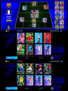 Gerard Pique 105🔥Luka Modric 105🔥Paul Scholes 102🔥Lionel Messi 102🔥Lamine Yamal 102🔥Jan Koller 101🔥Andriy Shevchenko 101🔥Also Some Random 5★ Cards Available