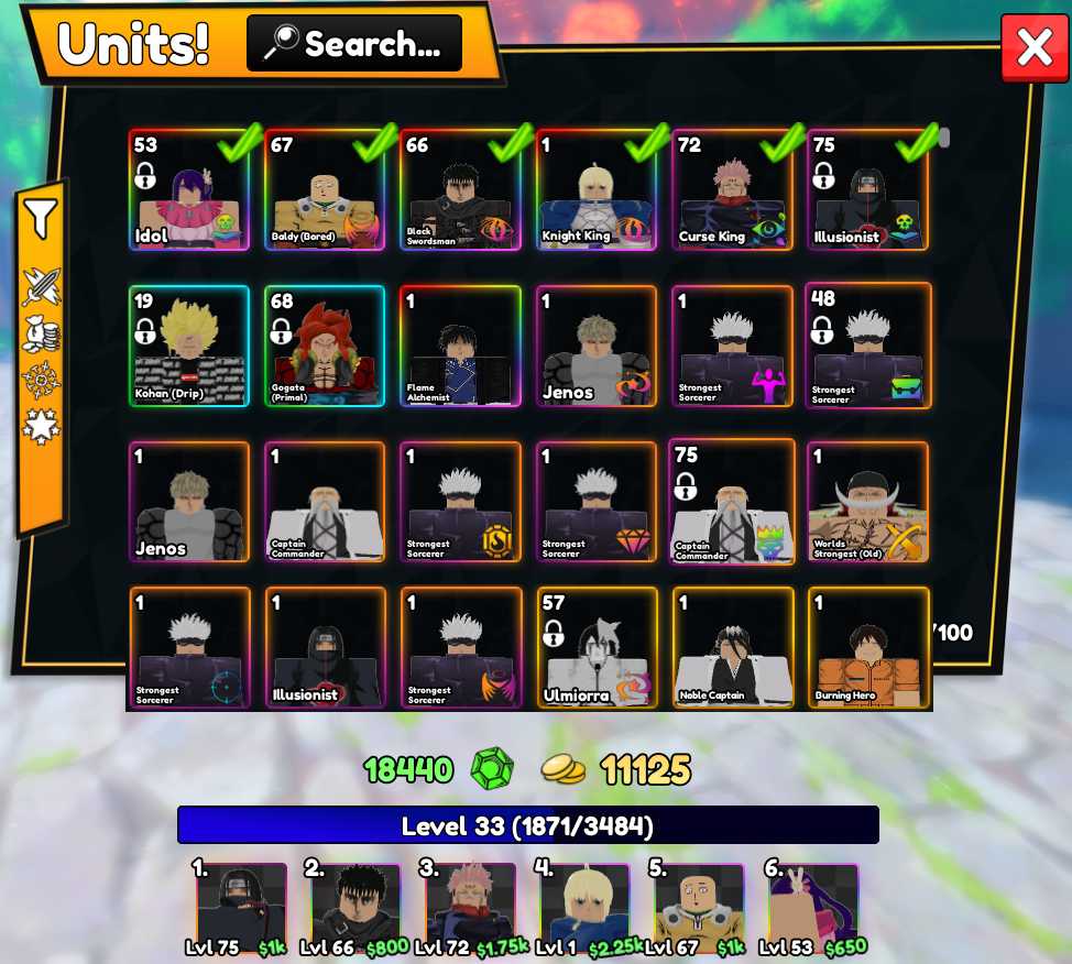Avatar Curse King EVO + Overlord Captain Commander | Unverified Account ...