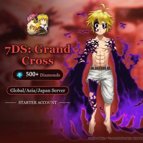 The Seven Deadly Sins: Grand Cross Global Starter Account | 500–600 Diamonds + random resources