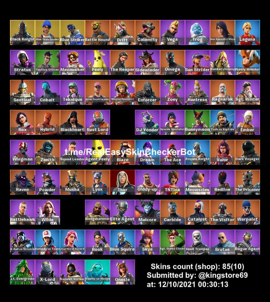 INSTANT DELIVERY ! OG ACCOUNT | Black Knight | Blue Team Leader | Battle Hount | Season 2-14 ON | 56 Pickaxes | 85 skins | Full Access | PC ONLY | Save the world ON