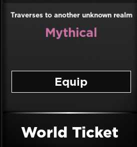 World Ticket | Type Soul