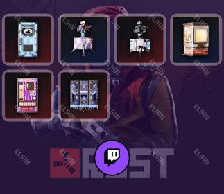 🧨 Twitch Drops 🧙‍♂️ Rust Charity '26 Furnace 💜 Rust [Total 6 Items]