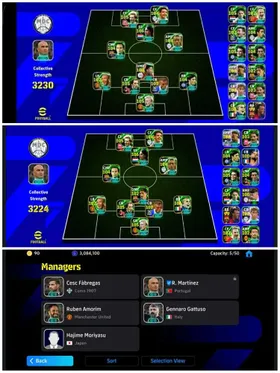 Collective Strength: 3230🔥 Diego Forlan — 105⚡Adriano — 104⚡Johan Cruyff — 106⚡David Beckham — 104⚡Andres Iniesta — 104⚡Sergio Busquets — 102⚡Patrice Evra — 102⚡Franco Baresi — 105⚡Lucio — 107⚡Peter Schmeichel — 105🔥Linked With Only Konami id Buyer Mail Added🌟Android And ioS[FAST DELIVERY]