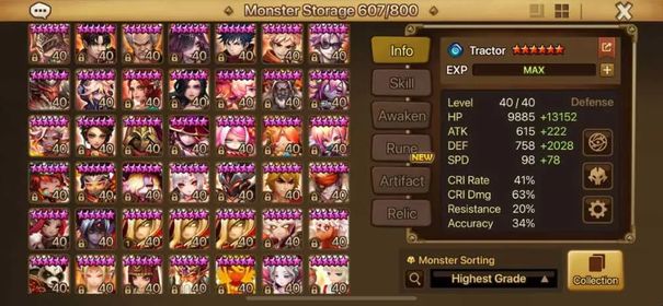 SWS298 – Asia Endgame Account | 11 LD5s, L. Frieren + Mookwol Combo, 233 Swift + G2 Siege/WGB