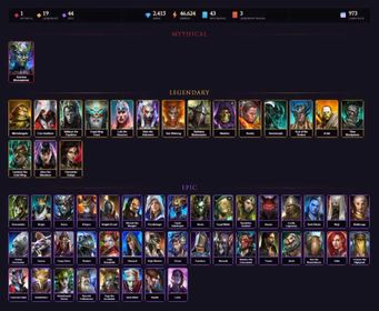 [STARTER]Titus+Arachoa+Michelangelo+Ezio+Vallaryn the Equalizer+King Graal+Loki+Visix+Wukong+Rathalos+Skeletor+Ronda+44Epics