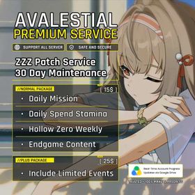 Monthly (30 Days) Ultimate Maintenance Service Zenless Zone Zero | Full daily report