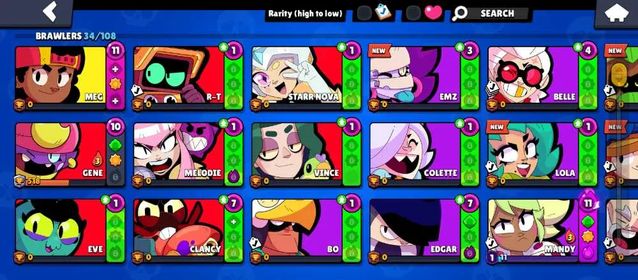 [ONGOING PLAYING]🔥 1 Legendary, 7 Mythic, 8 Epic Brawl Stars Account for Sale – Ready to Play & Grind!