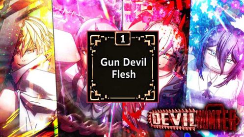 Gun Devil Flesh | Devil Hunter | Roblox | DH