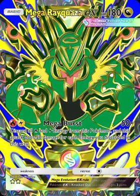 [All language] 2 Star Mega Rayquaza ex Full Art  - B4b