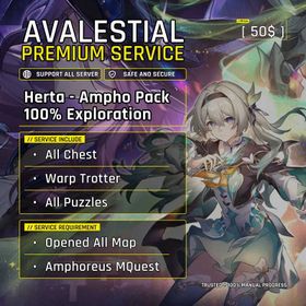 Herta Space until Amphoreus Exploration 100% Ultimate Service
