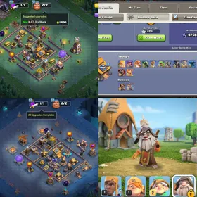 Gems-20117~Th18 Max~Hero:96-100-67-75-49-6~All Epic Equipments~War Arena Scenery~NC Free~11X Skins~Max BH10~Full Access