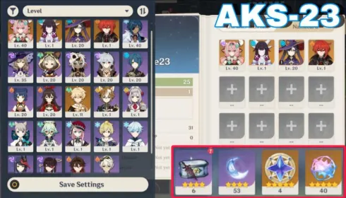 Varesa + Columbina + Mona C1 + Diluc + IF 40 | AR 25 | ASIA | Aether
