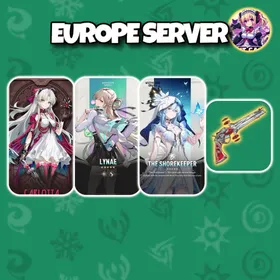 [Europe] Carlotta + Signature Weapon + Lynae Shorekeeper | Level 8-10 | Linked to Microsoft Email | Starter Account