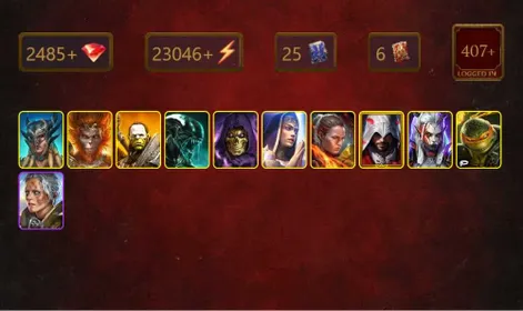 [STARTER]Martyr+Geomancer+Scyl+Wukong+Artak+Xenomorph+Skeletor+Vallaryn the Equalizer+Ronda+Ezio+Visix+Michelangelo+28Epics
