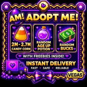 🎃 2M-2.7M Candy Corn | Random Age-Up Potions & Random Bucks | Adopt Me Account |