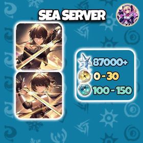 [SEA] 87000 Astrite + 100-150 Lustrous Tide + 0-30 Radiant Tide | UL45+ | Microsoft Email | Reroll Account