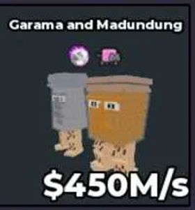 [ INSTANT DELIVERY ] Garama And Madundung (2 Traits) 450M/s l Steal A brainrot
