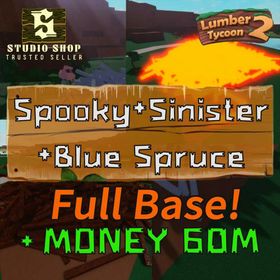 [Instant] [Lumber Tycoon 2] Spooky+Sinister+Blue Spruce | Unverified Account | Full Access | Instant Delivery