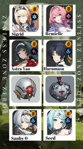 [ASIA] IK 13 | S0 Anby + S0 Anby's  Weapon + Seed + Seed's Weapon + Remielle + Sigrid + Astra Yao + Harumasa + Zhao Havent Claim Anniversary Selector