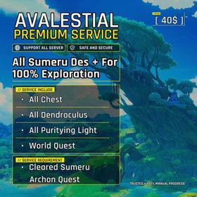 Sumeru Dessert + Forest Exploration 100% Ultimate Service