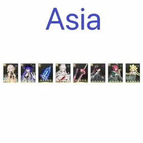 Asia lv8 HIYUKI+weapon+CHISA+Lucilla+weapon+Suisui+Ciaccona+Verina+random 4 stars, The novice pool has not been moved
